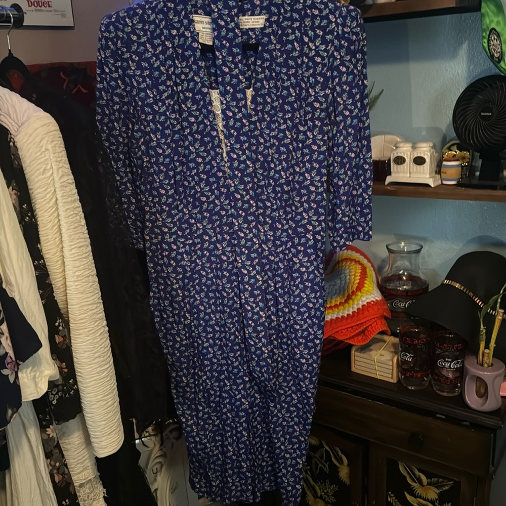 Vintage Karen Stevens Petites Dress With Belt